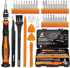 JOREST 40Pcs Feinmechaniker Schraubendreher Set, Mini Werkzeug Kit mit Torx T1 T2 T3 T4 T5, TR6 T…