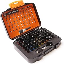 MACHOMAN 1MC061 61-teiliger Bits-Koffer für Schraubendreher, ausgestattet mit 60 Bits und 1 magn…