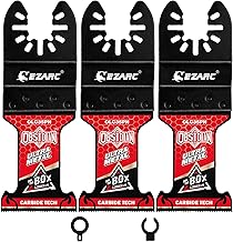 EZARC TiAlN Obsidian Hartmetall Multitool Sägeblätter (Profi), Multimaster Sägeblätter für H…