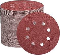 STEBRUAM 105 Stück Schleifpapier 125mm Klett, Profi 125 Schleifscheiben Rund 8 Loch für Exzente…