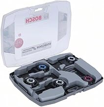 Bosch 6 tlg. Starlock Tauchsägeblatt Multitool Set für Elektriker und Trockenbauer (für Holz, …