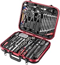 STARWORK TRUE MECHANIC™ 169-teiliges Mechaniker-Werkzeugset und Steckschlüssel-Set, Geschenk-S…