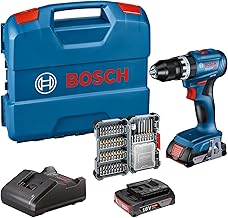 Bosch Professional 18V System Akku Schlagbohrschrauber GSB 18V-45 (Drehzahl 1.900 min⁻¹, inkl….