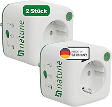 Natune Akkuschutz Adapter „Akku Life Guard“ 2er Set I Intelligenter Ladeadapter mit Ladestopp…