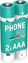 ANSMANN NiMH Akku Micro AAA 800 mAh 1,2 V – Wiederaufladbar, Geringe Selbstentladung, Hohe Kapazi…