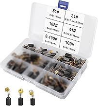 60 Stück Kohlebürsten Motorkohlen Elektrowerkzeug Kohlebürstens Ersatz Motor-Kohlebürsten mit…