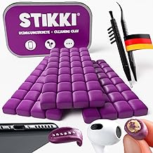 STIKKI Reinigungsknete Handy & Kopfhörer – Reinigungsset für Lautsprecher, Ladebuchse Reiniger …