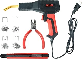 CCLIFE 50W Kunststoff Schweißgerät, Reparatur Werkzeug für Auto Stoßstange, mit 200 Edelstahl…