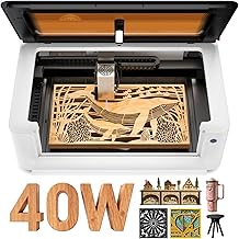 LaserPecker LX2 40W Laserschneid- und Graviermaschine, mit 1000 mm/s und 12-MP-Kamera, für die S…