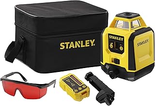 STANLEY Kreuzlinienlaser Rotationslaser Laser Messgerät (vollautomatischer Horizontallaser, Rota…