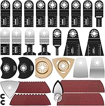 Sägeblätter Kit, CGBOOM 105 tlg aus Kohlenstoffstahl und Edelstahl Oszillierendes Zubehör Set …