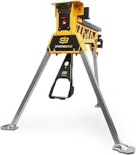 S1 Mobiler Spannbock – Werkbank klappbar mit Schraubstock, 10 kN Spannkraft, 95 cm Spannweite, 25…