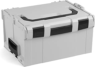 L BOXX 238 | Größe 3 grau | Werkzeugkoffer leer groß Kunststoff | Transportsystem Werkzeug | I…