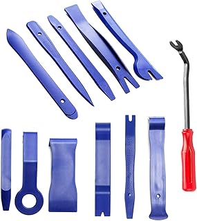 Kitbest 12tlg Auto Demontage Werkzeug Set, Zierleistenkeile Innenraum Verkleidung Türverkleidung…