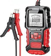 Autobatterie Tester, Digitaler Batterietester mit LCD Display, Analysator für 12V/24V AGM EFB Ge…