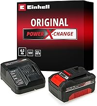 Original Einhell Starter Kit PXC 4,0 Ah (18 V, 900 W, Akku + 3 A Ladegerät, 75 min Ladezeit, Pow…