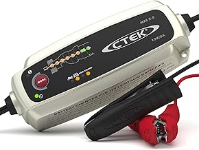 CTEK MXS 5.0, Batterieladegerät 12V, Temperaturkompensation, Intelligentes Ladegerät Autobatter…