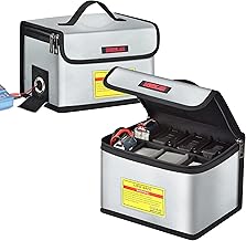 STARTRC Lipo Safe Bag Feuerfeste, explosionsgeschützte Tasche Großraum-Lipo Akku Aufbewahrungsb…
