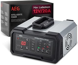 AEG Batterieladegerät CW20, für 6/12 V Batterien, 20A, automatische Ladefunktion, umfangreicher…