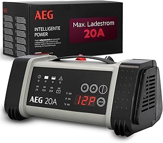 AEG Mikroprozessor Batterieladegerät LT 20, 20A für 12/24V Autobatterien, 9-stufig, Power Suppl…