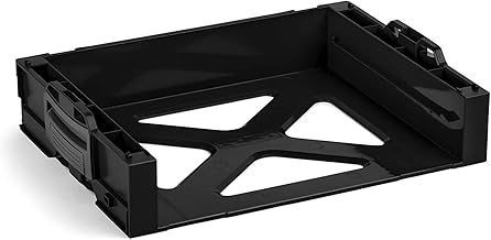 L-BOXX Sortimo i-BOXX Rack aktiv in schwarz | Werkzeugkoffer stapelbar L-BOXX | Werkzeugaufbewahr…