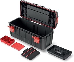 Kistenberg Werkzeugkiste Werkzeugkoffer Werkzeugkasten Werkstattkiste Toolbox Organizer im Deckel…