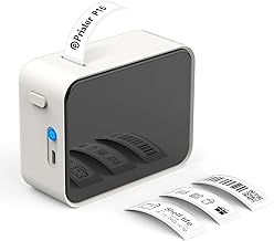 Pristar P15 Etikettiergerät Bluetooth Beschriftungsgerät Selbstklebend Wiederaufladbar Etikette…