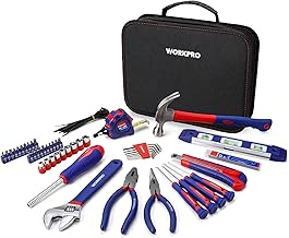 WORKPRO Werkzeugset Universal und Haushalts-Werkzeugkoffer 100-teilig Werkzeugsatz Mechaniker, pe…