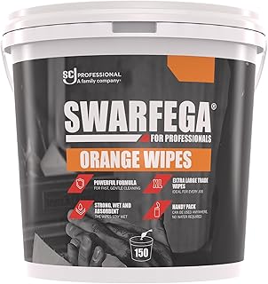 Swarfega Orange Handreinigungstücher – Entfernen Fett, Öl & Schmutz – Feuchte Reinigungstü…
