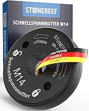 Schnellspannmutter M14 – Werkzeugloses Spannsystem für Winkelschleifer & Trennschleifer – Pa…