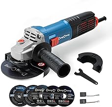 DongCheng Winkelschleifer 1100W, 125mm, Leerlaufdrehzahl:11.800min-1, Schnellverschlussabdeckung,…