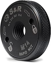S&R Schnellspannmutter M 14 in Industrie-Qualität, Schnell Spannmutter für alle Winkelschleifer…