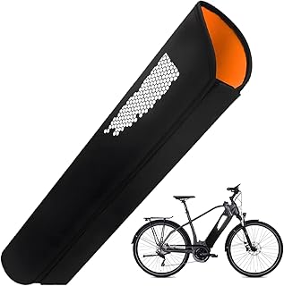 E Bike Akku Schutzhülle, E-bike Akku Schutzhülle mit Reflektoren für 28-42cm Rahmenumfang Univ…
