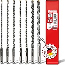 SCHWABENBACH® SDS PLUS Betonbohrer Set 7tlg. – Super SDS Bohrer Set – 5 6 8 10 12 x 210 mm – Ste…
