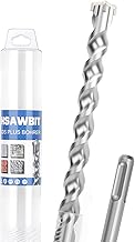 28x310mm SDS Plus Bohrer, Betonbohrer mit 4 Schneiden, Professioneller Hammerbohrer für Beton, M…