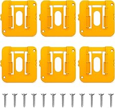 Akkuhalter für Dewalt Akku,6 Stück Akku Halterung Wandhalterung Kompatibel mit Dewalt 20V (DCB2…