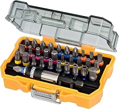 DEWALT 32-tlg. Schrauberbit-Set DT7969 (25 mm Bit-Set mit allen gängigen Schraubkopfprofilen, in…