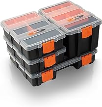 KENDO Sortierboxen für Kleinteile Set – 3-tlg. 32 Fächer – Sortimentskasten