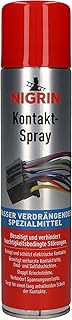 NIGRIN Kontakt-Spray für Elektronik, zur Reinigung und Schutz von elektronischen Kontakten, 400 ml