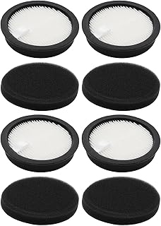 8 Stück HEPA-Filter, Ersatz für Laresar Elite 3 Akku-Staubsauger, Enthält 4 Filter, 4 Schwämme