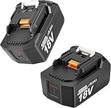 2 Stück Ersatzakku for Makita Battery 18V 5500mAh/5.5Ah 18V Akku Replacement Battery mit BL1860 …