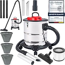 LEHMANN Haddo Industriestaubsauger 2000W | Aschesauger für Kamin mit Doppelfilteranlage | Kamins…