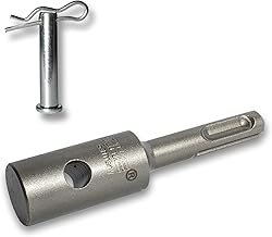WERHE Profi Adapter für Erdbohrer passend für SDS Plus Bohrmaschine Akkubohrmaschine Akkuschrau…