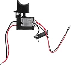 Aramox Akkuschrauber Schalter Bohrgeschwindigkeitsregelung, Elektrischer Bohrschalter, 7,2 V – 24…