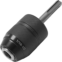 SDS Plus Schlüsseloser Bohrfutter, 2-13 mm, 1/2 Zoll x 20UNF, Schnellwechseladapter für Schlags…