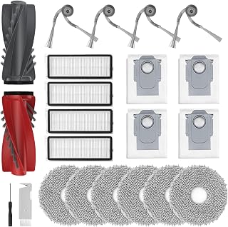 22 Zubehörset für roborock Qrevo S5V, Qrevo Curv S5x 5A1, Qrevo Edge S5A 5V1 Ersatzteile für s…