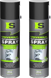 2 x 500 ml Universal Haftschmierfett-Spray – Schmierfett & Kriechöl für Auto, Gelenke, Lage…