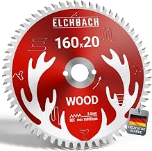 Holz Kreissägeblatt 160×20 mm Hartmetall – Ideal für Hart- und Weichholz – Sägeblatt 160×20 H…