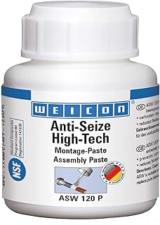 WEICON Anti-Seize High-Tech Montagepaste 120 g Schutz gegen Korrosion, Verschleiß und Festfresse…