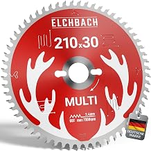 Multi Kreissägeblatt 210×30 mm Hartmetall – für Holz, Metall, Aluminium & Kunststoff – Sägebl…